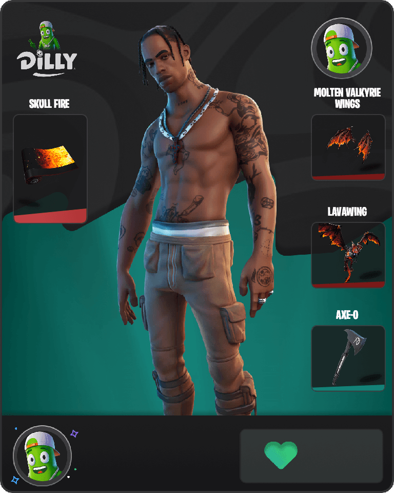Travis Scott Fortnite combo