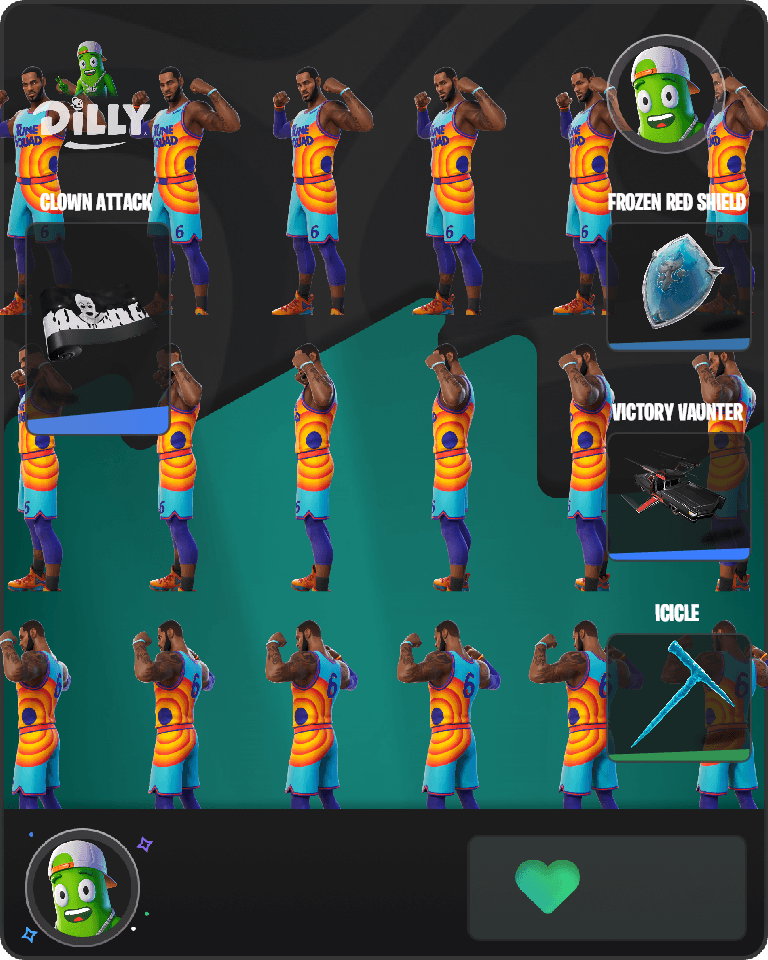 Tune Squad LeBron Fortnite combo