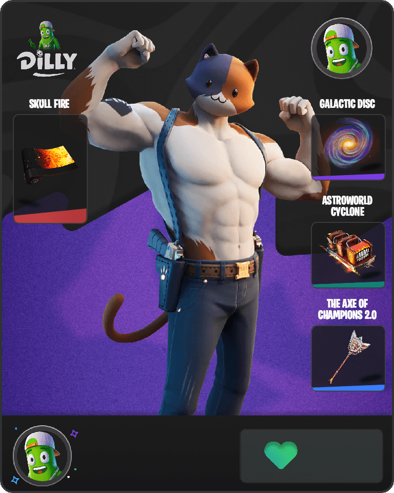 Meowscles Fortnite combo