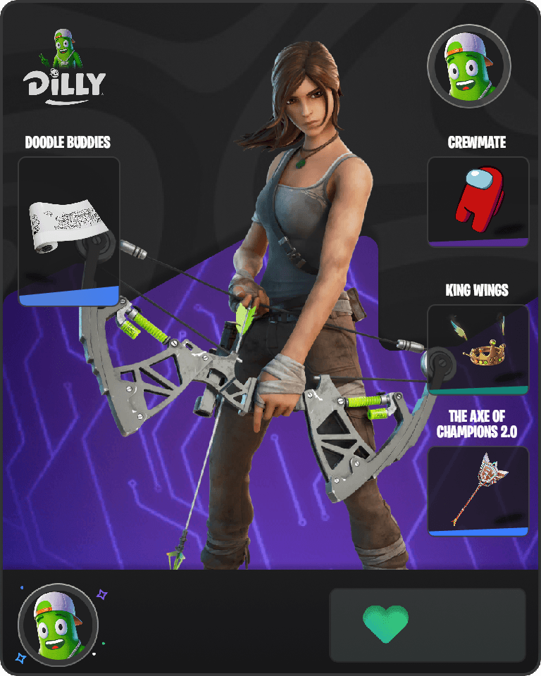 Lara Croft Fortnite combo