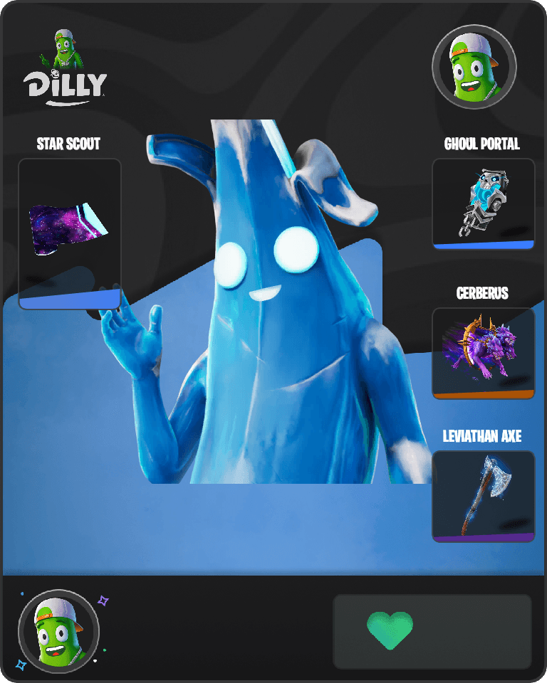 Polar Peely Fortnite combo