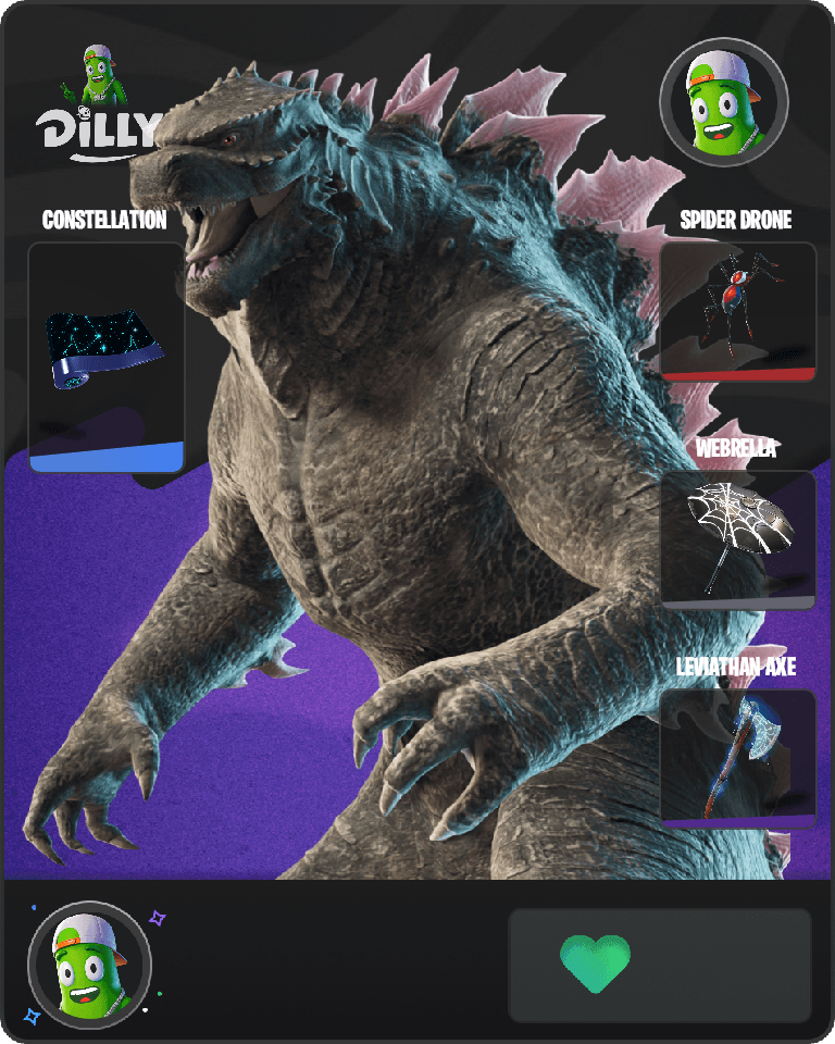 Godzilla Evolved Fortnite combo