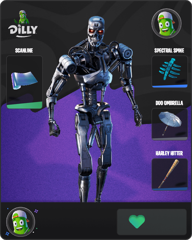 T-800 Fortnite combo