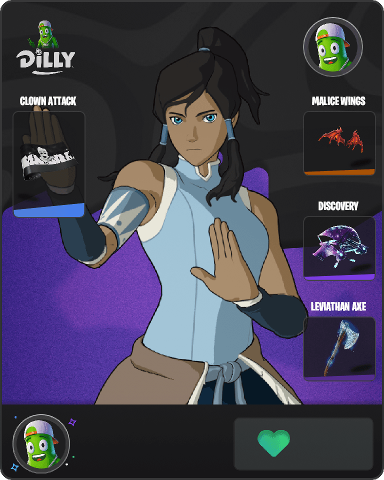 Korra Fortnite combo