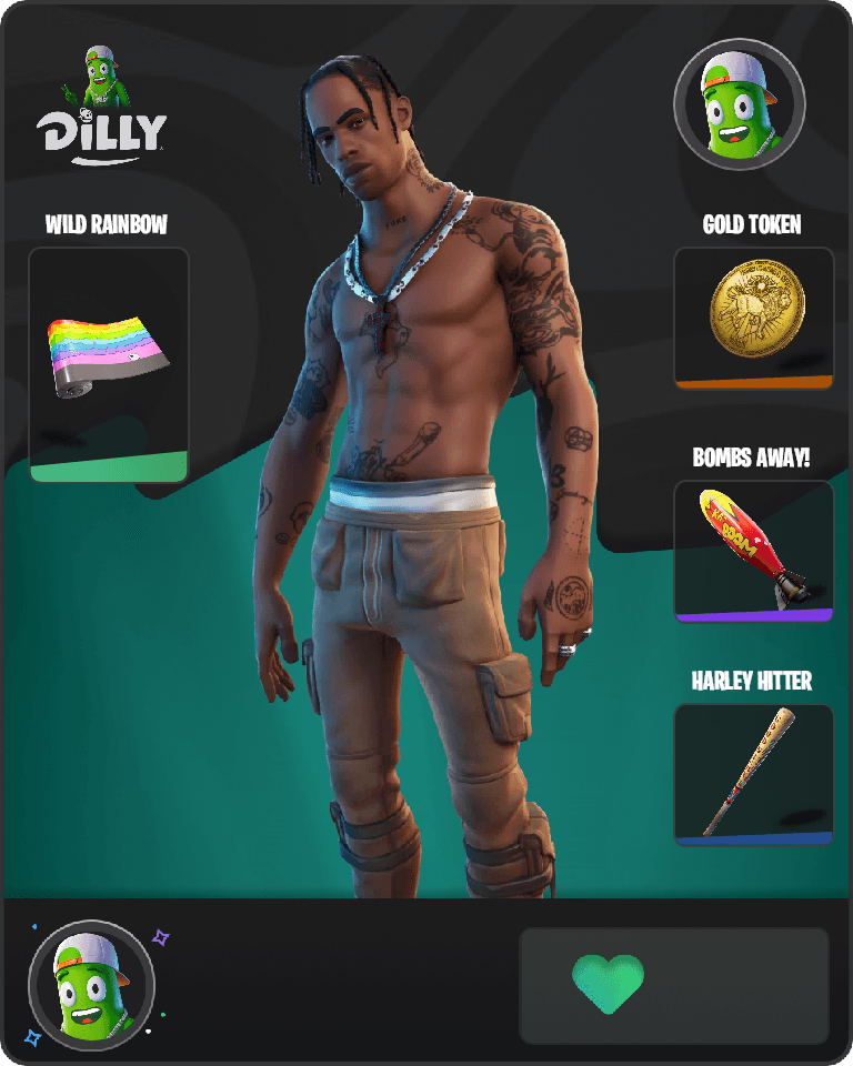 Travis Scott Fortnite combo