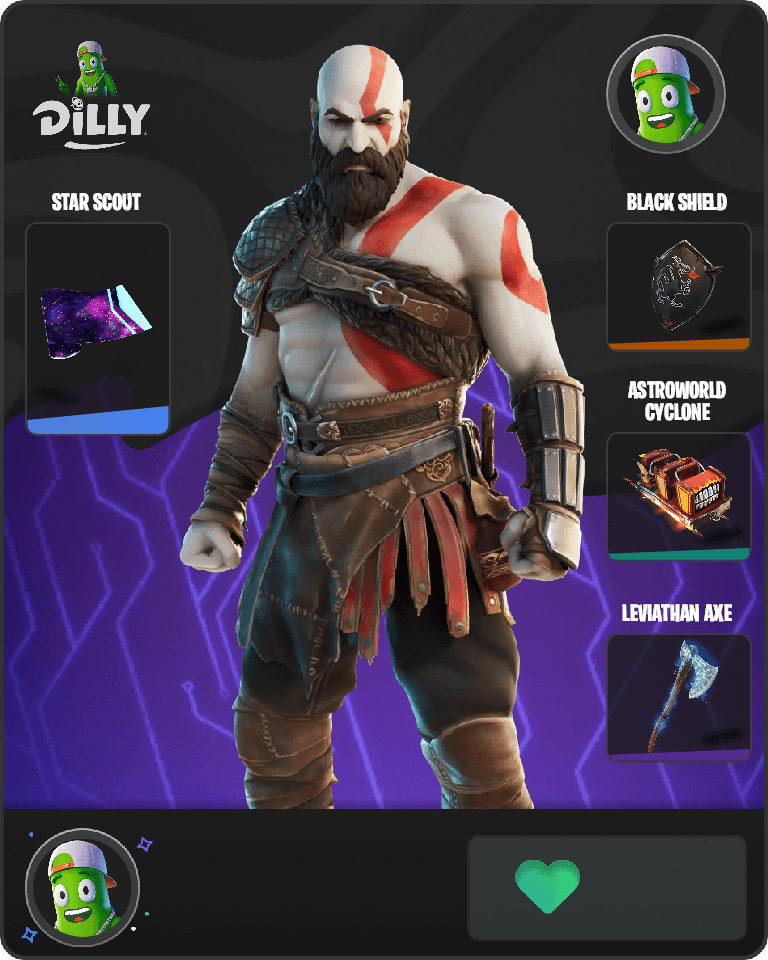 Kratos Fortnite combo