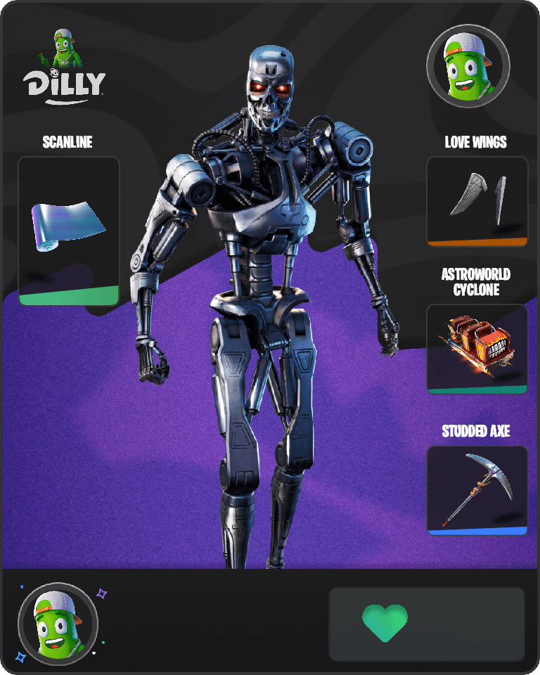 T-800 Fortnite combo