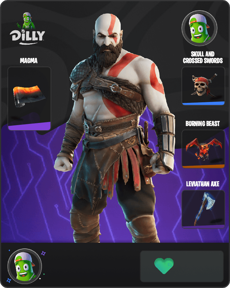 Kratos Fortnite combo