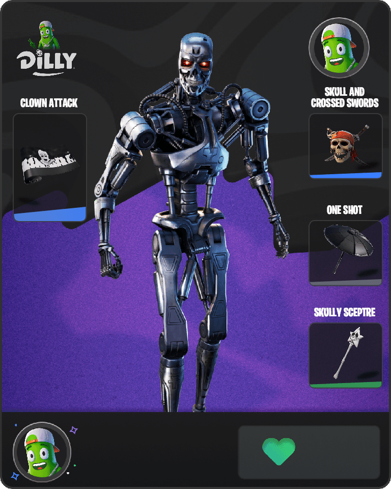T-800 Fortnite combo