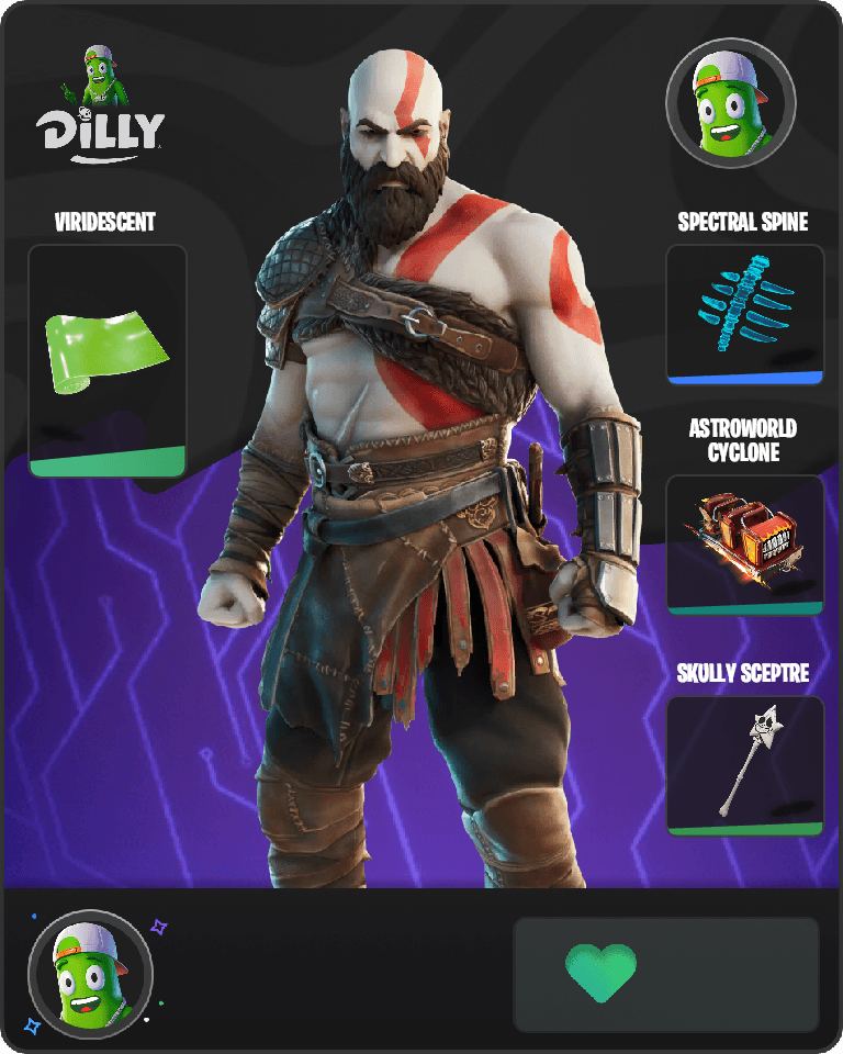 Kratos Fortnite combo