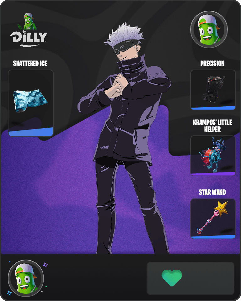 Satoru Gojo Fortnite combo
