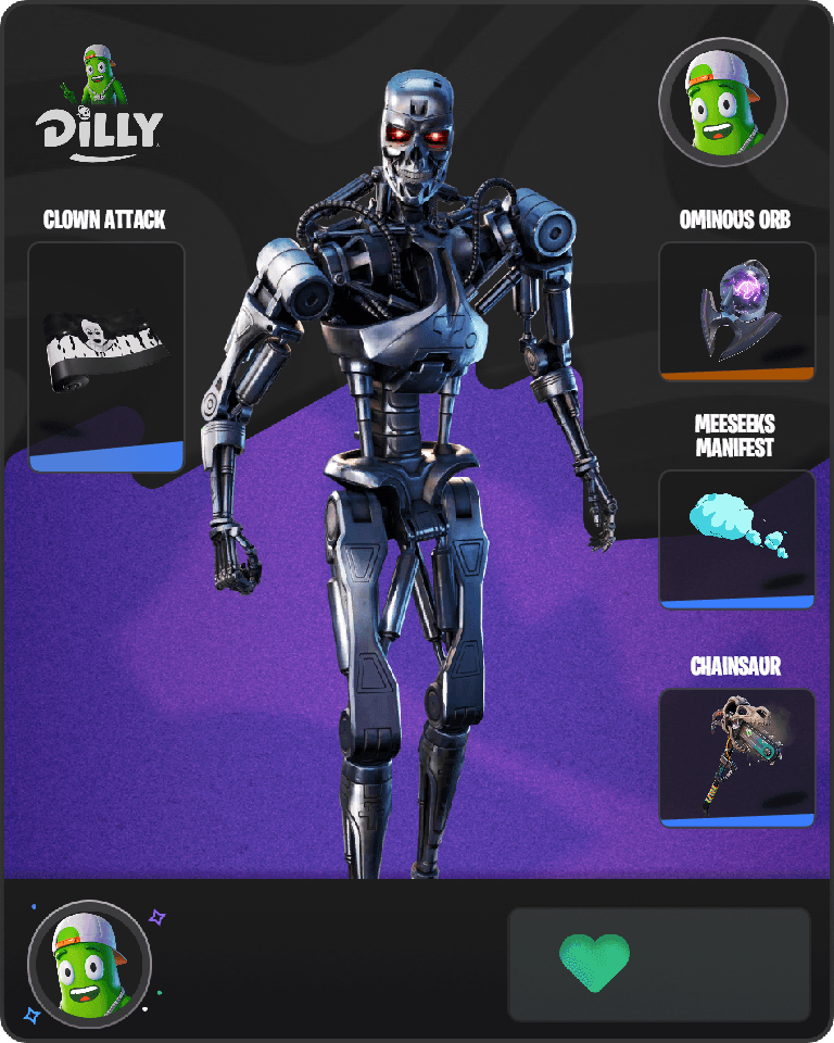 T-800 Fortnite combo