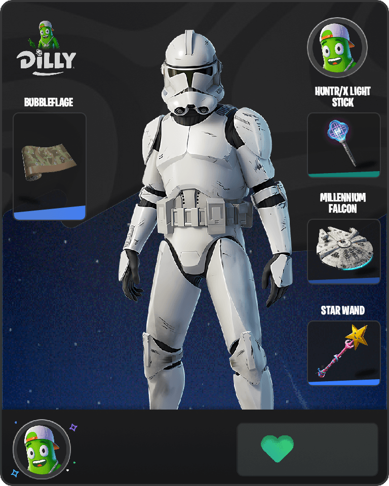 Clone Trooper Fortnite combo
