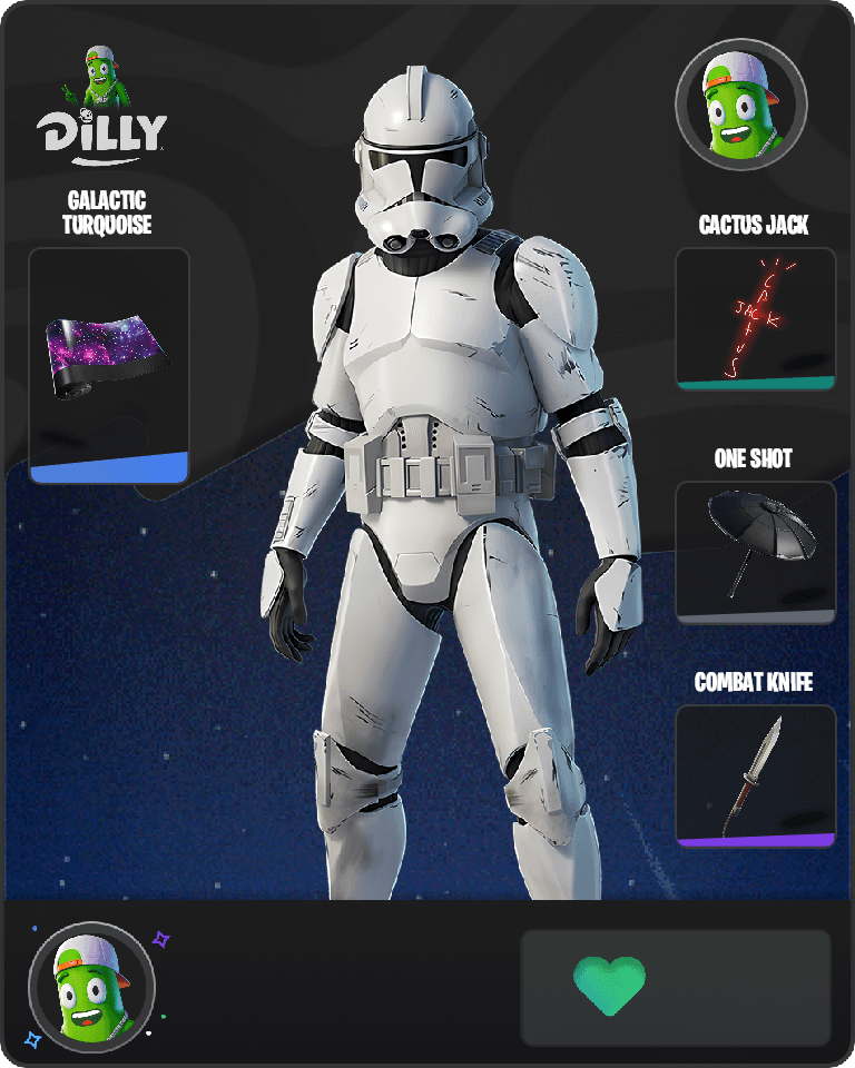 Clone Trooper Fortnite combo