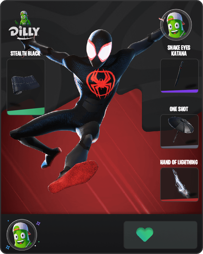 Spider-Man (Miles Morales) Fortnite combo
