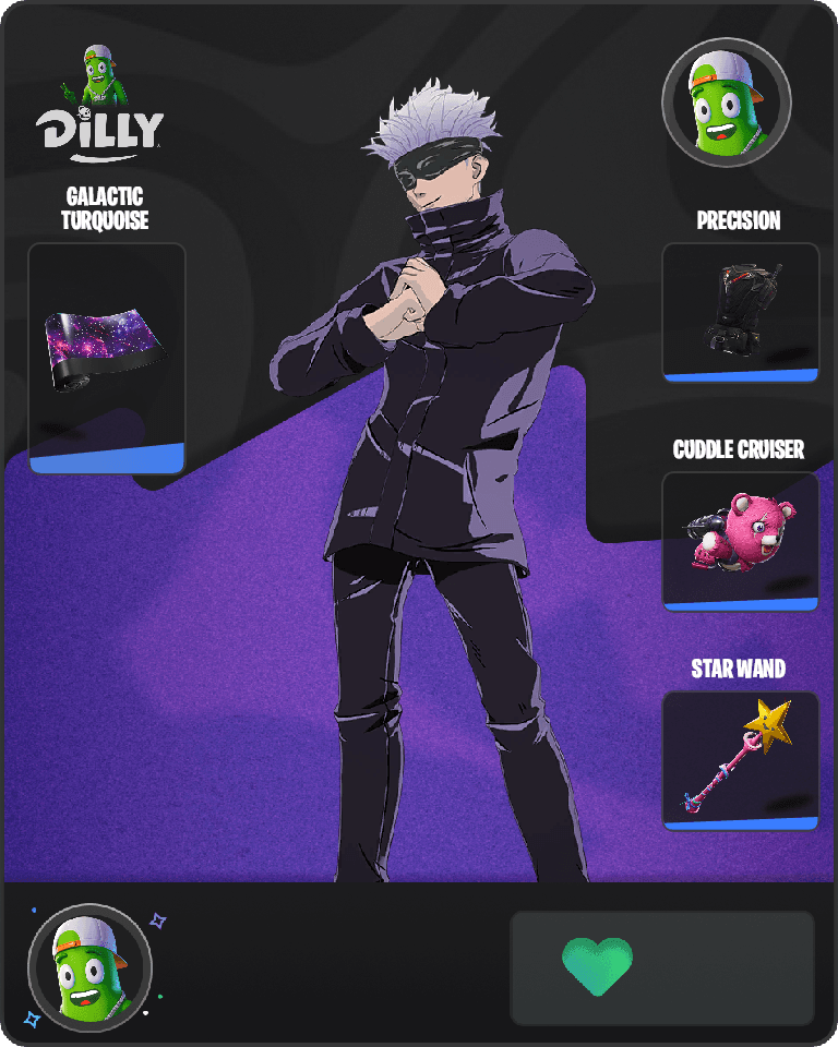 Satoru Gojo Fortnite combo
