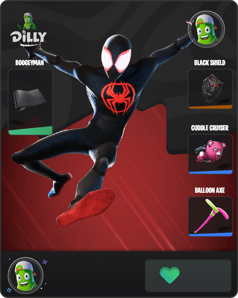 Spider-Man (Miles Morales) Fortnite combo