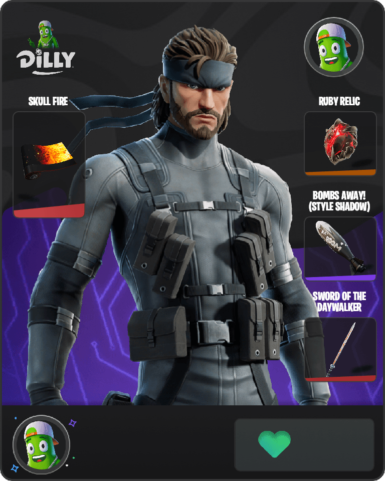 Solid Snake Fortnite combo