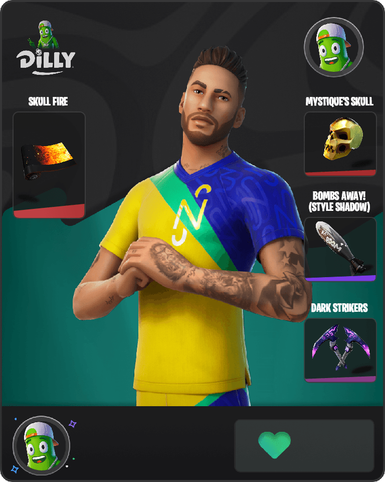 Neymar Jr Fortnite combo