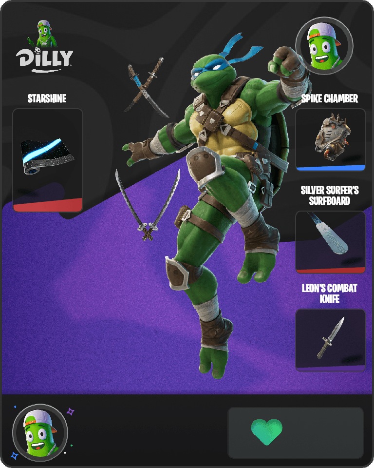 Leonardo Fortnite combo