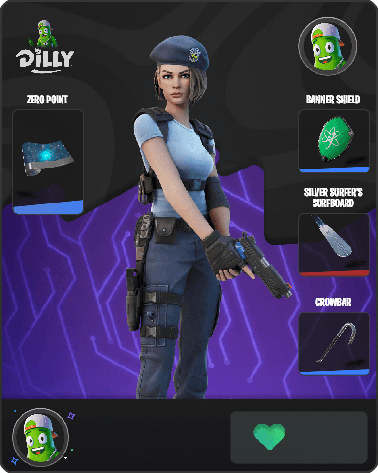 Jill Valentine Fortnite combo