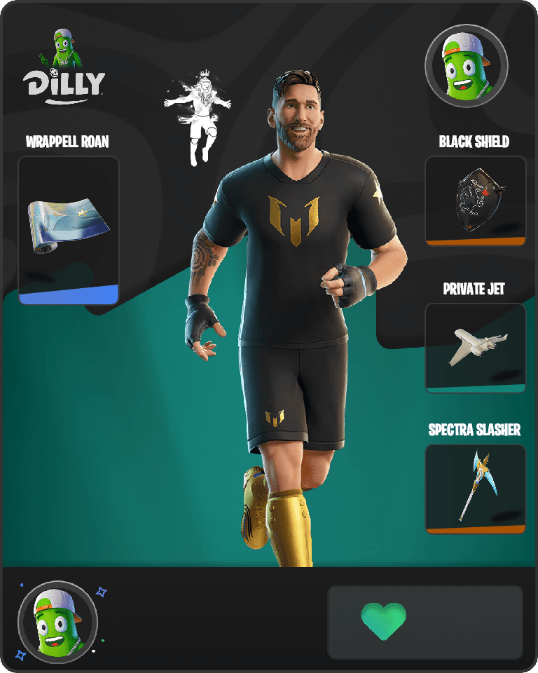 Lionel Messi Fortnite combo