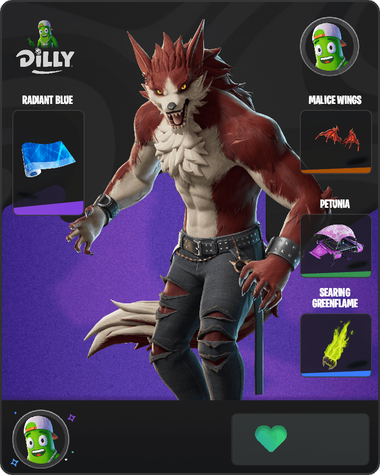 Lycan West Fortnite combo