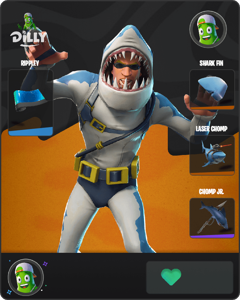 Chomp Sr. Fortnite combo
