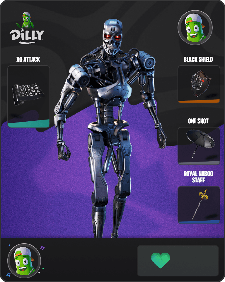 T-800 Fortnite combo