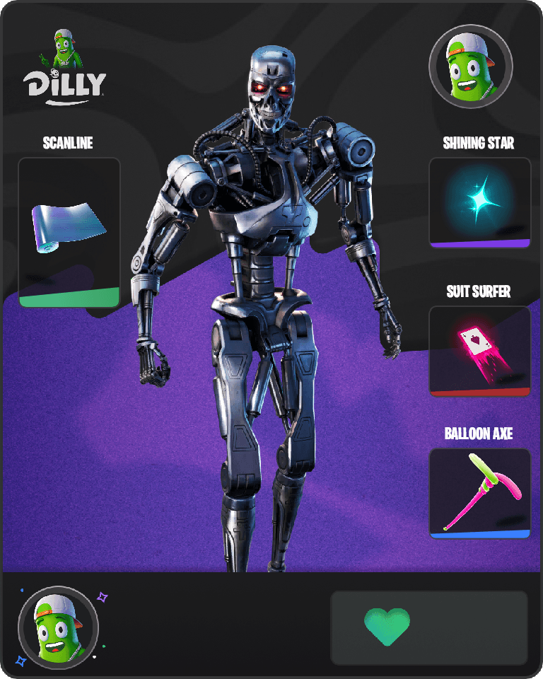 T-800 Fortnite combo
