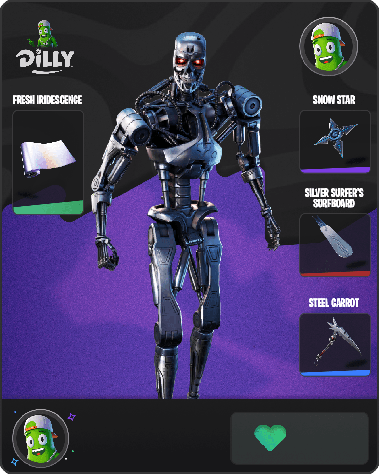 T-800 Fortnite combo