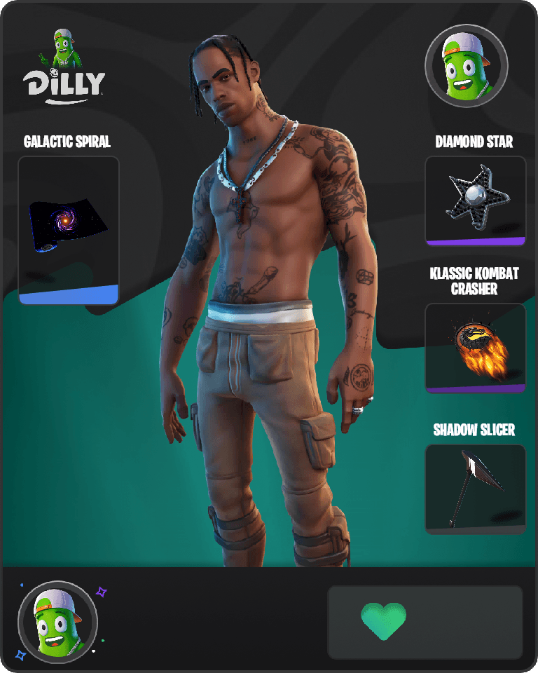 Travis Scott Fortnite combo