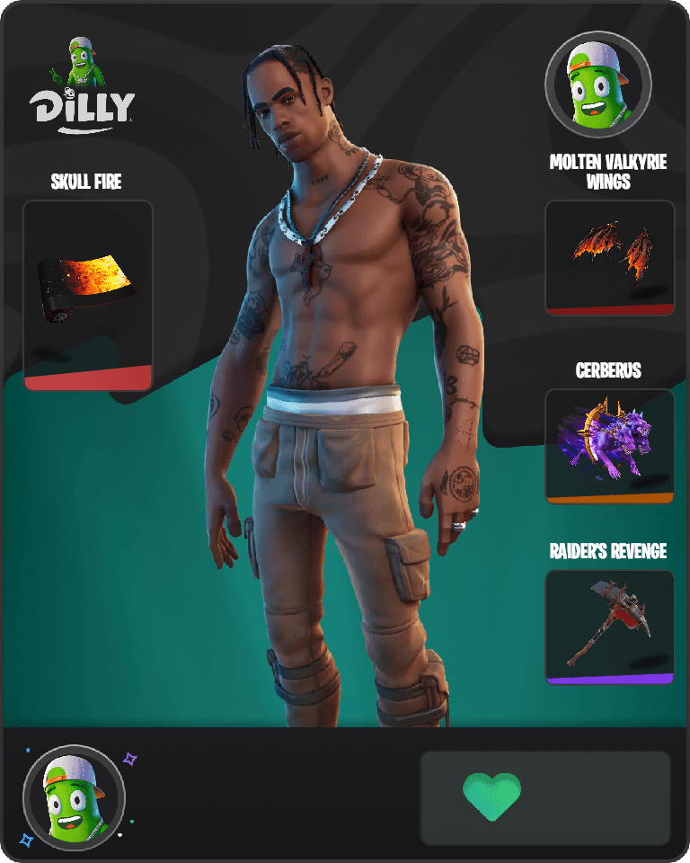 Travis Scott Fortnite combo