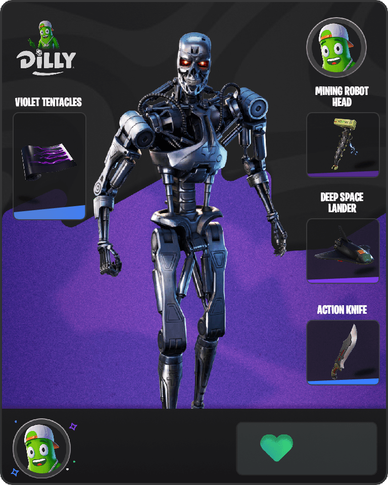T-800 Fortnite combo