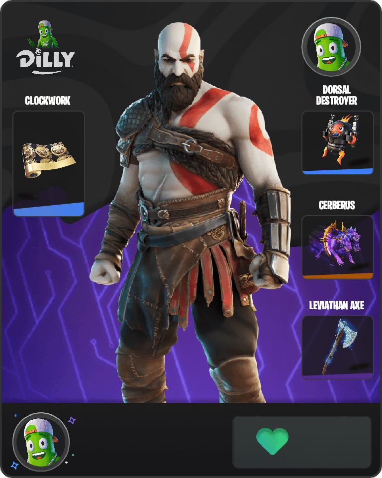 Kratos Fortnite combo
