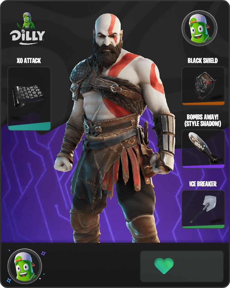 Kratos Fortnite combo