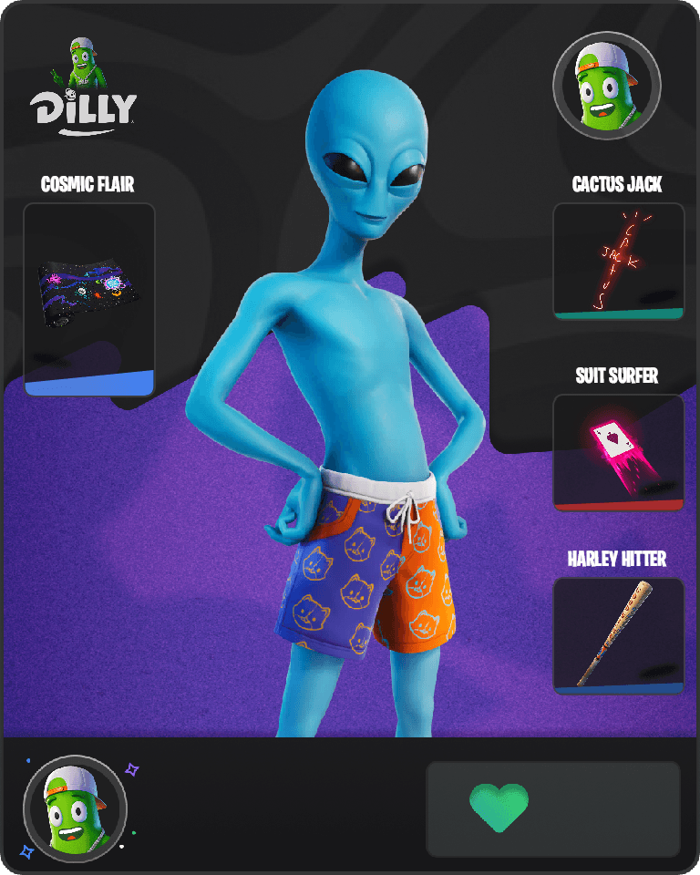 Human Bill Fortnite combo