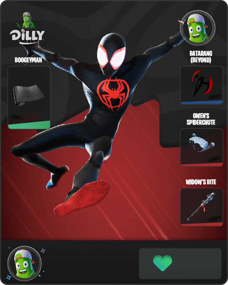 Spider-Man (Miles Morales) Fortnite combo