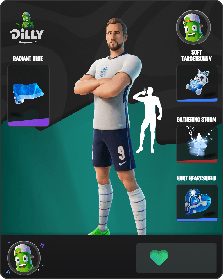 Harry Kane Fortnite combo