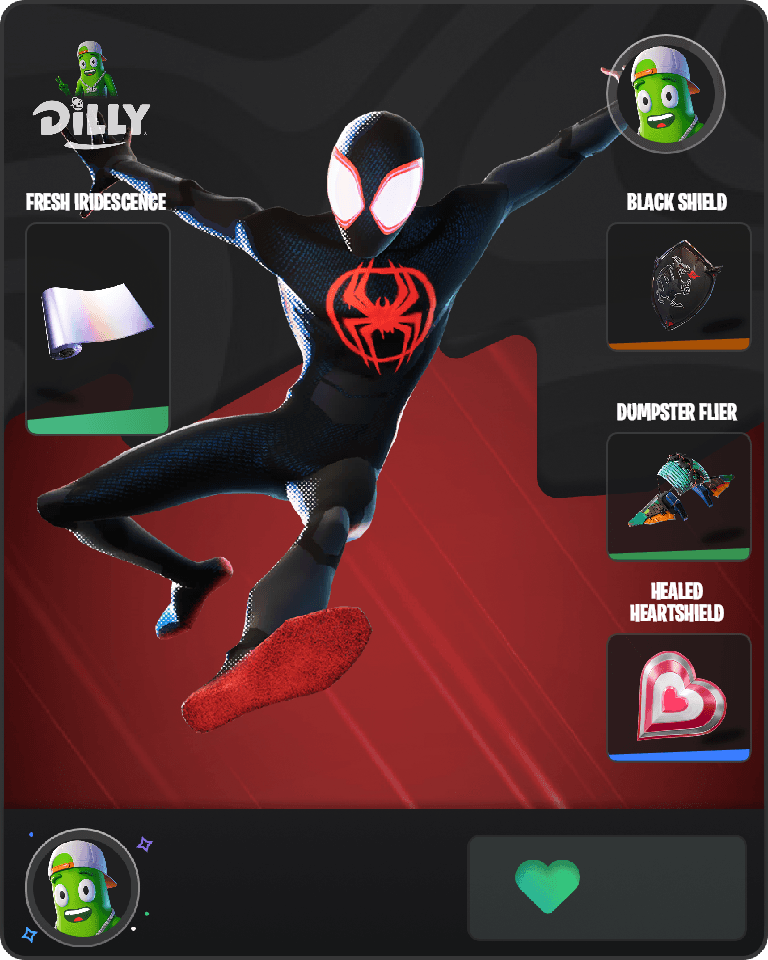 Spider-Man (Miles Morales) Fortnite combo