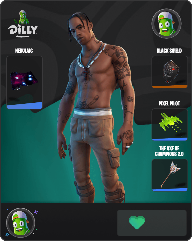Travis Scott Fortnite combo