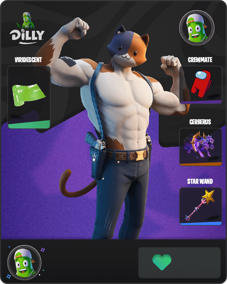 Meowscles Fortnite combo