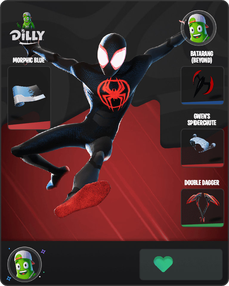 Spider-Man (Miles Morales) Fortnite combo