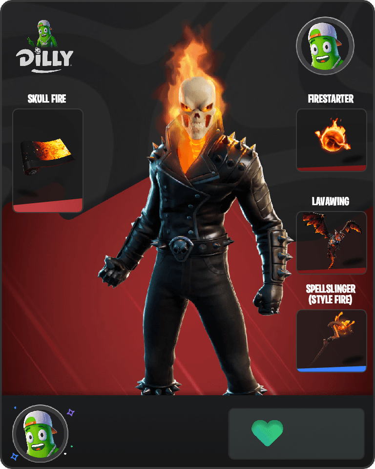 Ghost Rider Fortnite combo