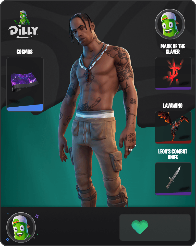 Travis Scott Fortnite combo