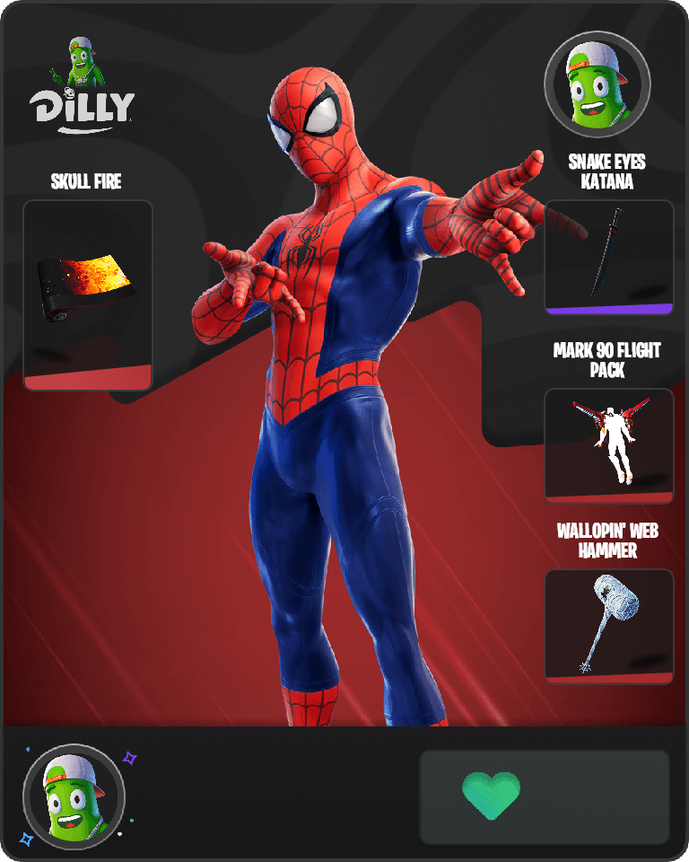 Spider-Man Fortnite combo