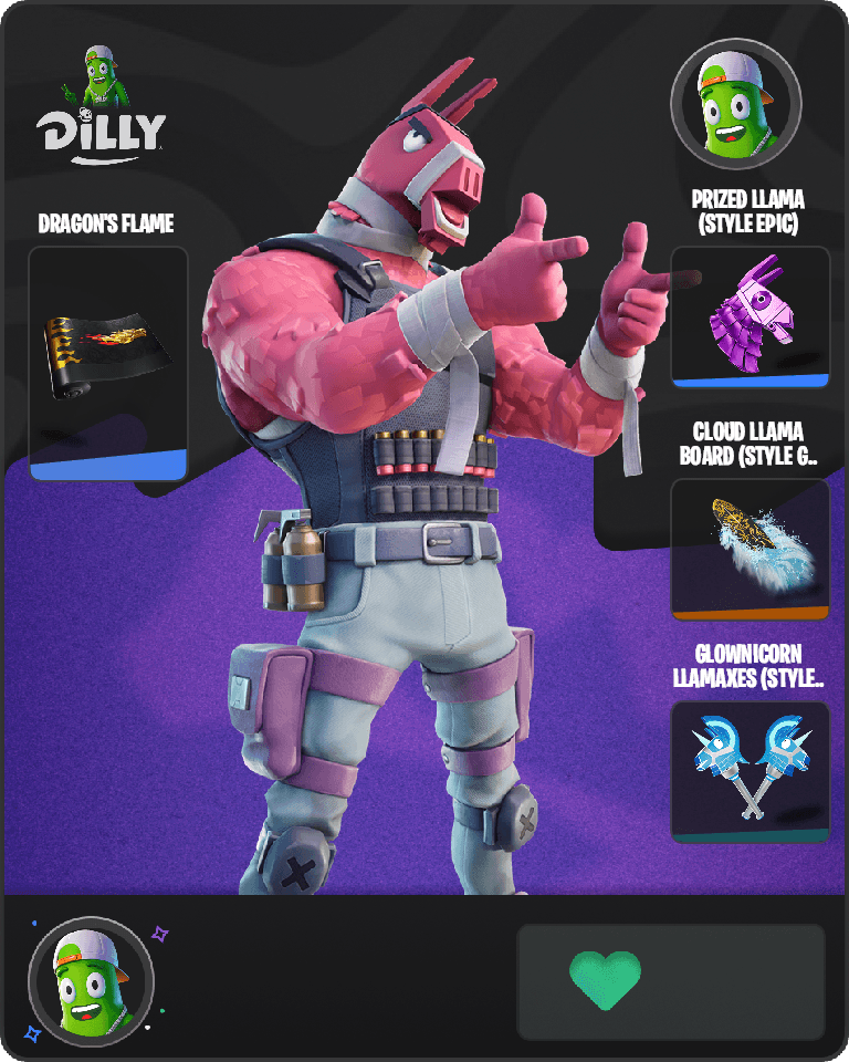 Lt. John Llama Fortnite combo