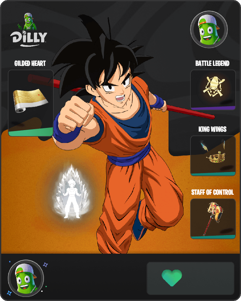 Son Goku Fortnite combo