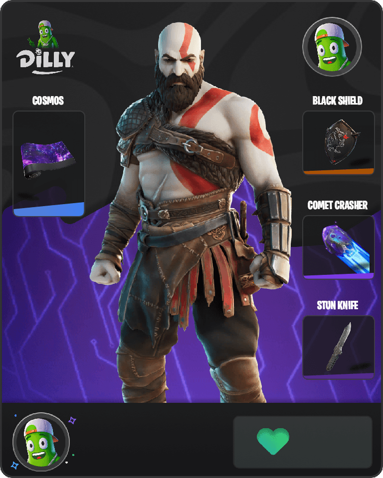Kratos Fortnite combo