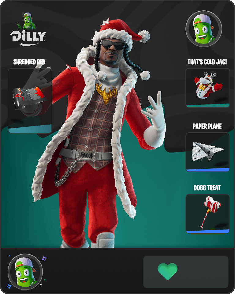 Santa Dogg Fortnite combo